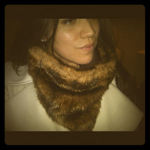 Faux fur neck warmer RESERVED Faux fur neck warmer RESERVED