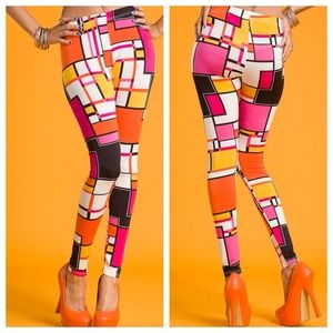 Large printed leggings