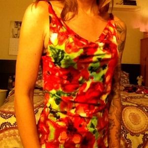 Tops - PLEASE BUNDLE. Red and green floral top. Tops - PLEASE BUNDLE. Red and green floral top.