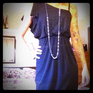 Sweet Storm Dresses & Skirts - Sweet Storm navy blue one shoulder dress. Sweet Storm Dresses & Skirts - Sweet Storm navy blue one shoulder dress.