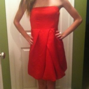 Express Dresses & Skirts - Red bubble dress Express Dresses & Skirts - Red bubble dress