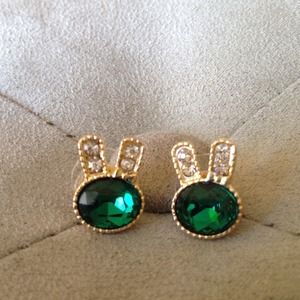 Anna Sui Jewelry - Sold;)marykatAnna Sui emerald green&clear crystal Anna Sui Jewelry - Sold;)marykatAnna Sui emerald green&clear crystal