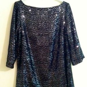 Tory Burch Dresses & Skirts - SOLD Tory Burch sequined 3/4 sleeve dress sz 12 Tory Burch Dresses & Skirts - SOLD Tory Burch sequined 3/4 sleeve dress sz 12