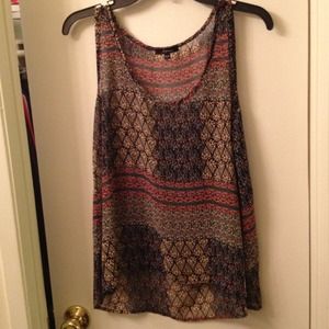 chiffon sleeveless top chiffon sleeveless top