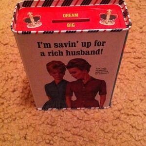 Novelty "rich man" piggy bank