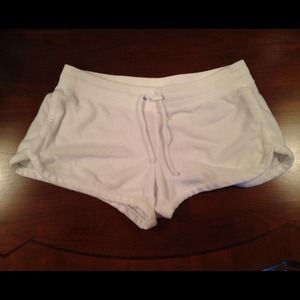 Express Pants - Express - White Terry Cloth Shorts Express Pants - Express - White Terry Cloth Shorts