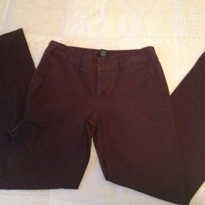 Chocolate brown trousers Chocolate brown trousers