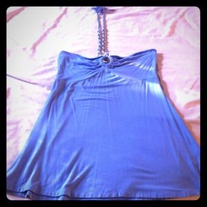 Michael Kors Tops - REDUCED - Michael Kors Baby Blue Halter Michael Kors Tops - REDUCED - Michael Kors Baby Blue Halter