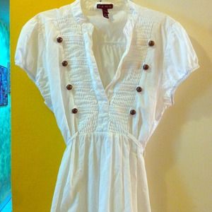 FANG Tops - White military inspired top FANG Tops - White military inspired top