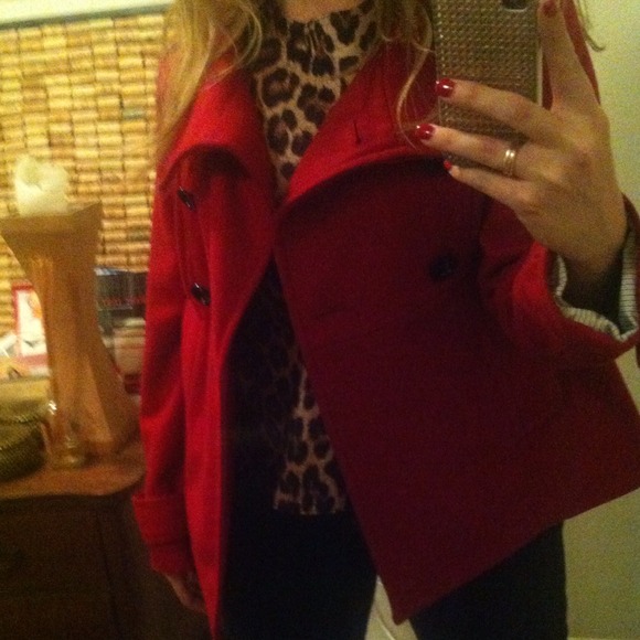 GAP Jackets & Blazers - GAP-red peacoat 3 GAP Jackets & Blazers - GAP-red peacoat 3