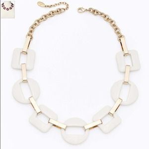 Ann Taylor Jewelry - DONATED NWT Ann Taylor White Gold Resin Link Ann Taylor Jewelry - DONATED NWT Ann Taylor White Gold Resin Link