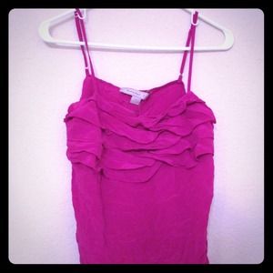 Forever 21 Tops - SOLD!!! Silky ruffle tank from Forever 21 Forever 21 Tops - SOLD!!! Silky ruffle tank from Forever 21