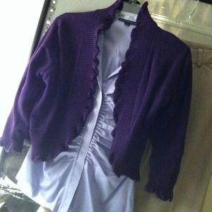 Dress Barn Sweaters - Pretty detailed purple sweater Dress Barn Sweaters - Pretty detailed purple sweater