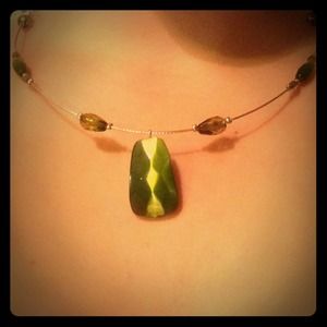 Jewelry - SOLD Green pendant necklace Jewelry - SOLD Green pendant necklace