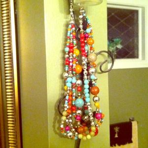 Multi colored beaded necklace~ Multi colored beaded necklace~