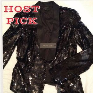 "REDUCED" Black Seq. Rachel Zoe Jacket "REDUCED" Black Seq. Rachel Zoe Jacket