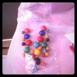 Multicolor bubble necklace Multicolor bubble necklace