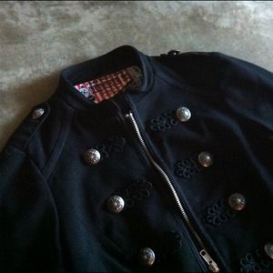 Forever 21 Cropped Military Jacket Forever 21 Cropped Military Jacket