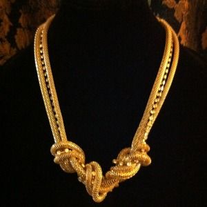 gold rhinestone necklace gold rhinestone necklace