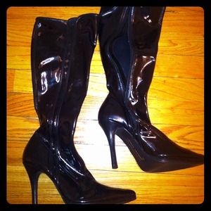 New Chinese laundry Patent leather boots New Chinese laundry Patent leather boots
