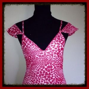red hearts, red hot dress for a romantic evening red hearts, red hot dress for a romantic evening