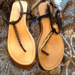 Shoes - BUNDLE!!! Cute Black Skinny Strap Sandals Shoes - BUNDLE!!! Cute Black Skinny Strap Sandals