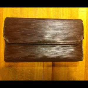 Louis Vuitton Epi Leather Wallet Louis Vuitton Epi Leather Wallet