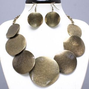 Disc necklace set Disc necklace set