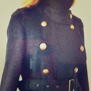 Nwt Burberry Brit Wool Nova Check military coat Nwt Burberry Brit Wool Nova Check military coat