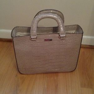 NWT authentic Kate Spade crocodile patent tote NWT authentic Kate Spade crocodile patent tote