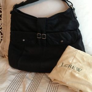 NWT black leather JCrew Bronwyn hobo purse NWT black leather JCrew Bronwyn hobo purse
