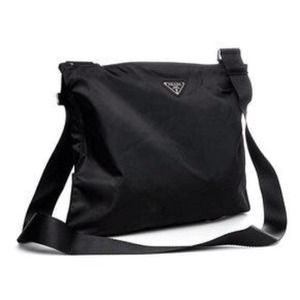 Prada Messenger Bag (B7338 Black) Prada Messenger Bag (B7338 Black)