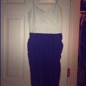 Navy/white nautical spring dress. Navy/white nautical spring dress.