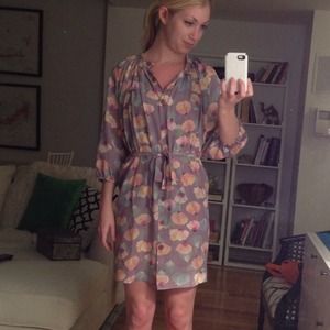 Classic Printed Shirt Dress