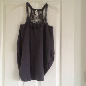 Gray tank top