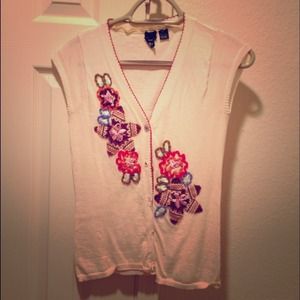 Floral Stitched Sweater Floral Stitched Sweater