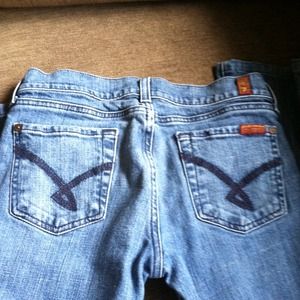 7 for all mankind boot cut jeans, Sz 26 7 for all mankind boot cut jeans, Sz 26