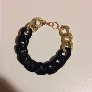 Black/Gold Link Bracelet Black/Gold Link Bracelet
