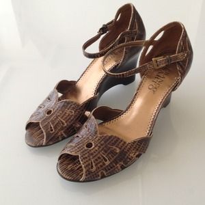 Franco Sarto brown wedge sandal 6.5 Franco Sarto brown wedge sandal 6.5