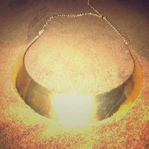 Gold Collar Bib Necklace Gold Collar Bib Necklace