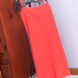 Casual orange tight knit dress Casual orange tight knit dress
