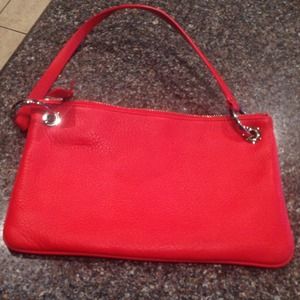 DKNY poppy red handbag DKNY poppy red handbag