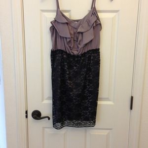 ❤️Black Lace Dress with Ruffled Top❤️ ❤️Black Lace Dress with Ruffled Top❤️
