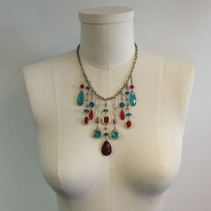 Multi color beaded necklace Multi color beaded necklace
