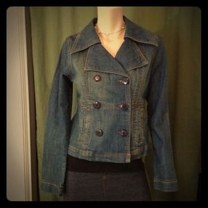 Denim - Jean double breasted jacket Denim - Jean double breasted jacket