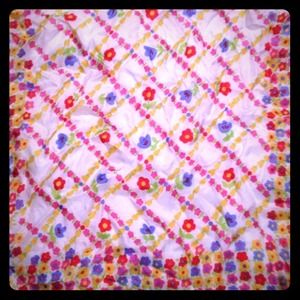 Vintage silk scarf. 70s print Vintage silk scarf. 70s print