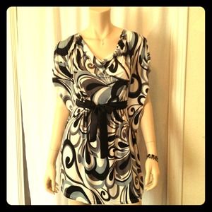 Miss Republic Dresses & Skirts - Retro patterned summer dress Miss Republic Dresses & Skirts - Retro patterned summer dress