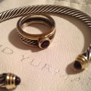 David Yurman Cable bracelet & pinky ring David Yurman Cable bracelet & pinky ring