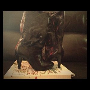 Black mid - calf Jeffrey Campbell boots Black mid - calf Jeffrey Campbell boots