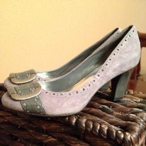 Franco Sarto Grey Suede pumps** size 6.5 Franco Sarto Grey Suede pumps** size 6.5